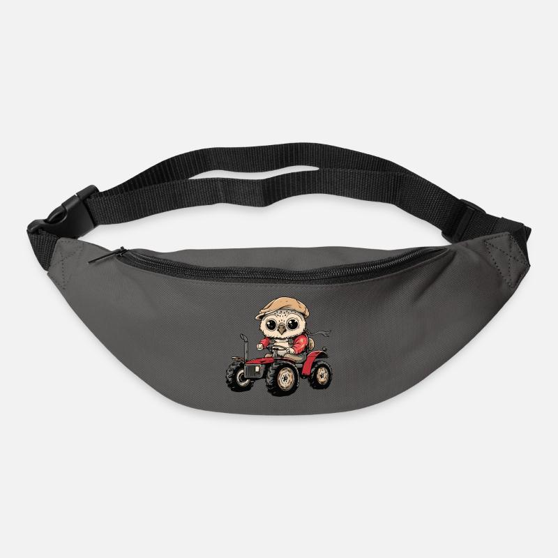 Eule Traktor Farmer - Gürteltasche - Graphite