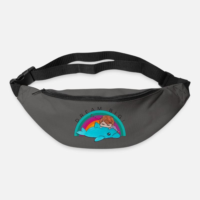 Für große Träume - Gürteltasche - Graphite