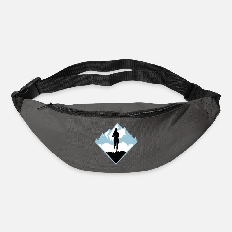 Trail Running, Läuferin, laufen - Gürteltasche - Graphite