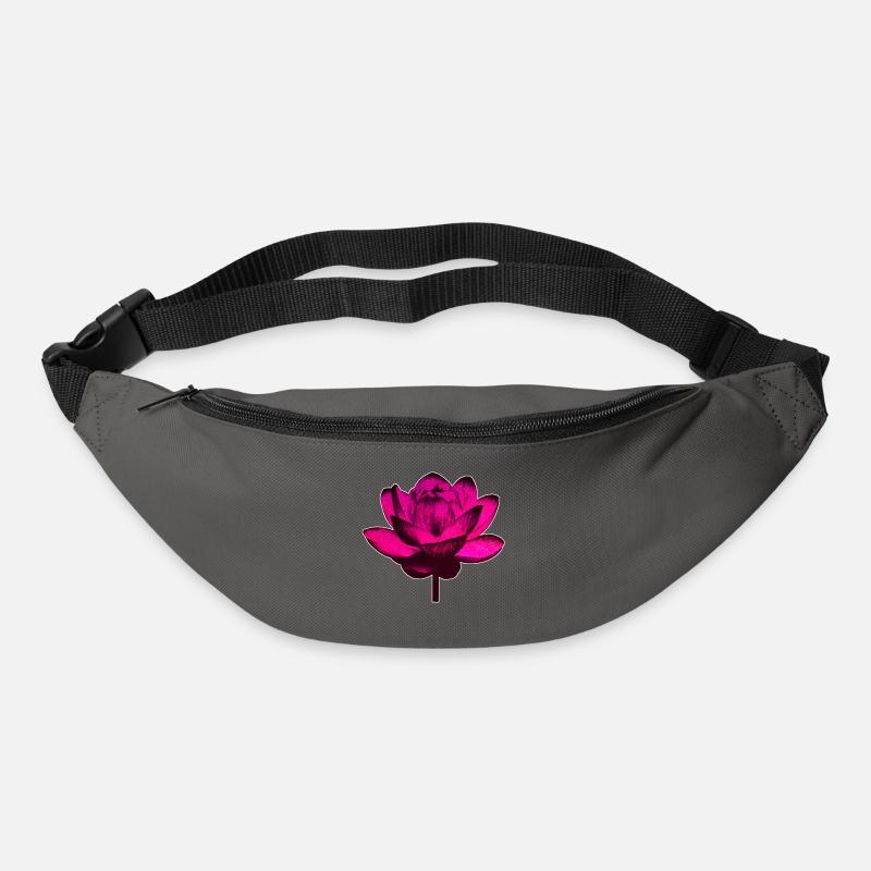 Fleur de galaxie - Sac banane - gris graphite