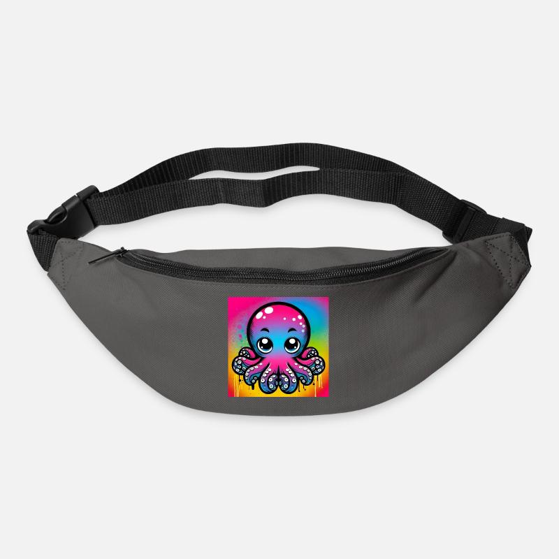 Krake - Gürteltasche - Graphite