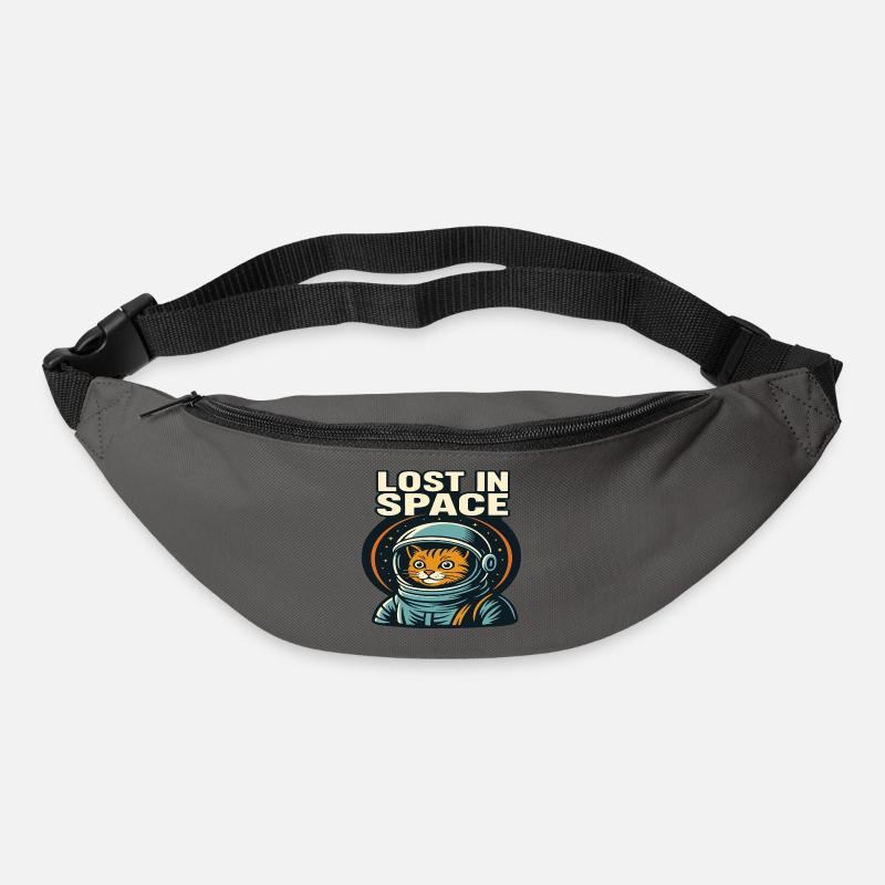 Perdu dans l’espace Katzen Astronaut Design - Sac banane - gris graphite