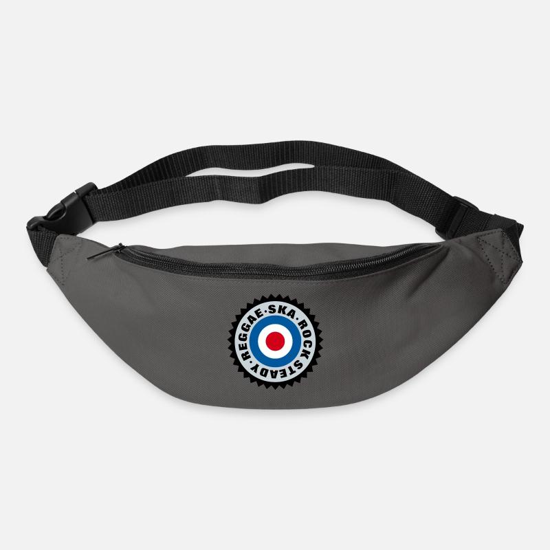 Ska, Rock Steady, Reggae Mod Target - Gürteltasche - Graphite