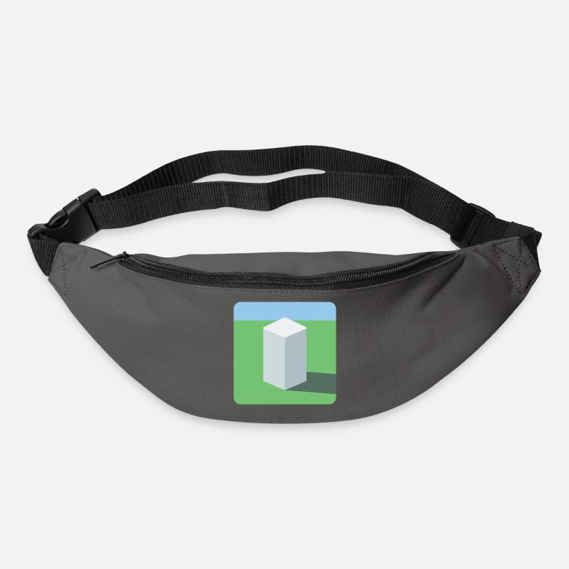 Le parallélépipède - Sac banane - gris graphite