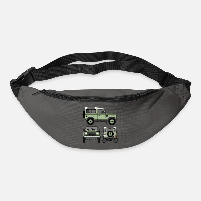 Defender 90 - Côtés - Sac banane - gris graphite