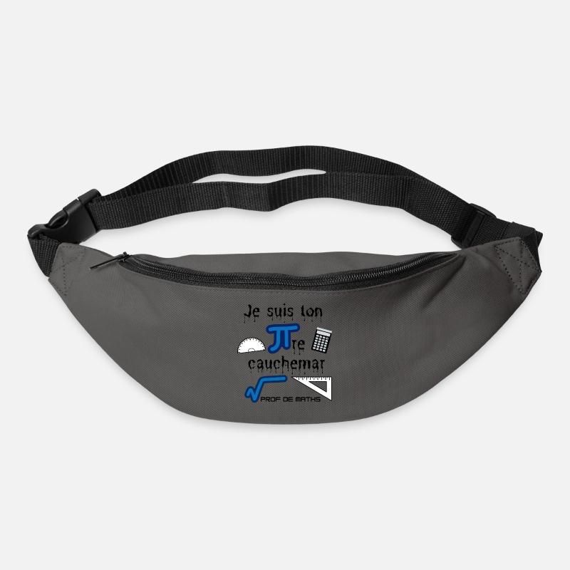Cadeau à offrir à un prof de maths - Sac banane - gris graphite