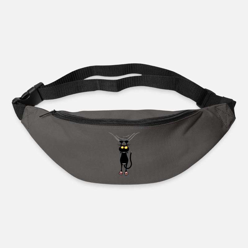 cat scratch - Bum bag - graphite grey