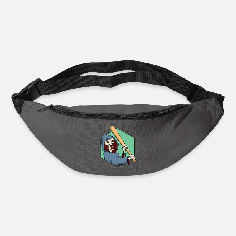 Sensenmann mit Baseballschläger - Gürteltasche - Graphite
