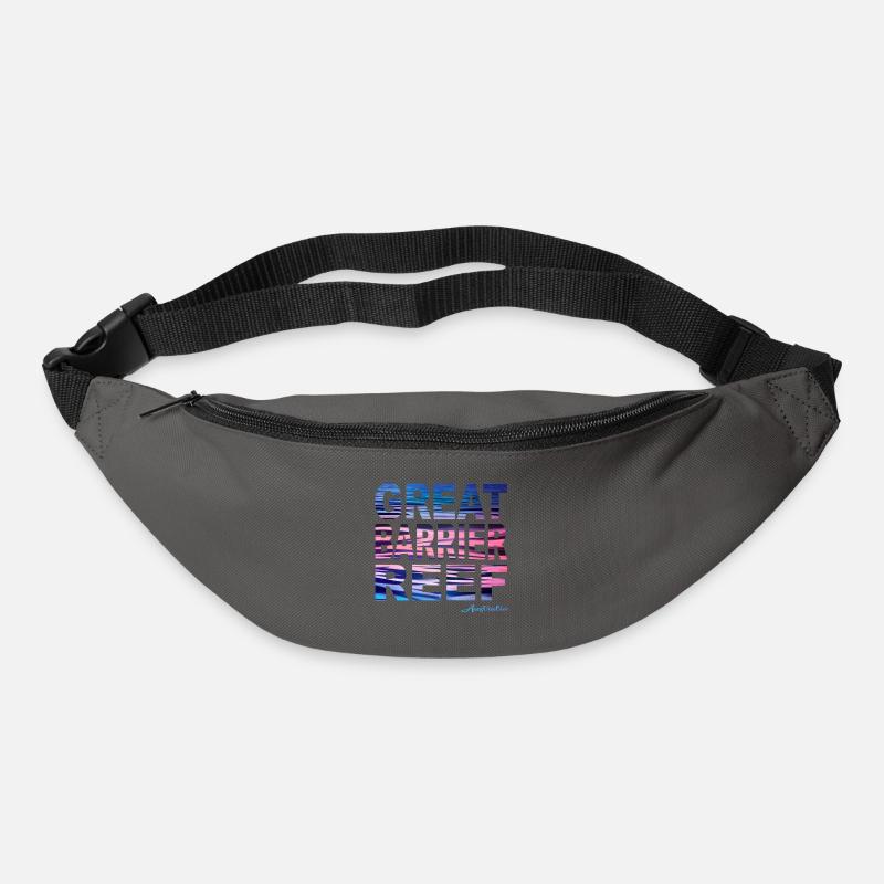 GREAT BARRIER REEF Australia - Gürteltasche - Graphite