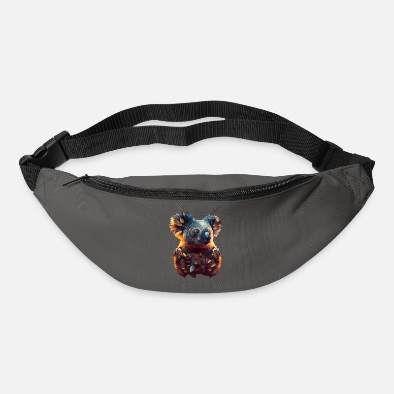 Surrealer Koala - Gürteltasche - Graphite