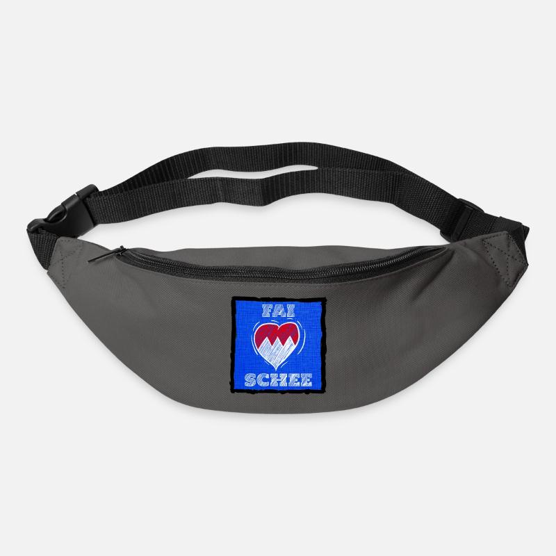 FAI SCHEE - Le dialecte franconien, c’est bien. - Sac banane - gris graphite