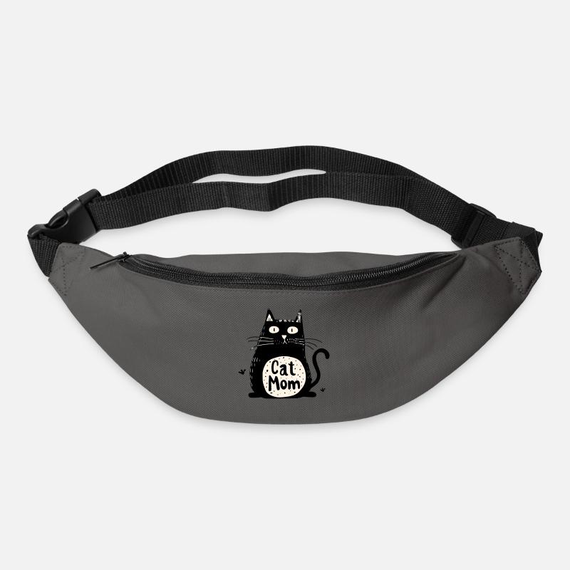 Cat Mom - Gürteltasche - Graphite