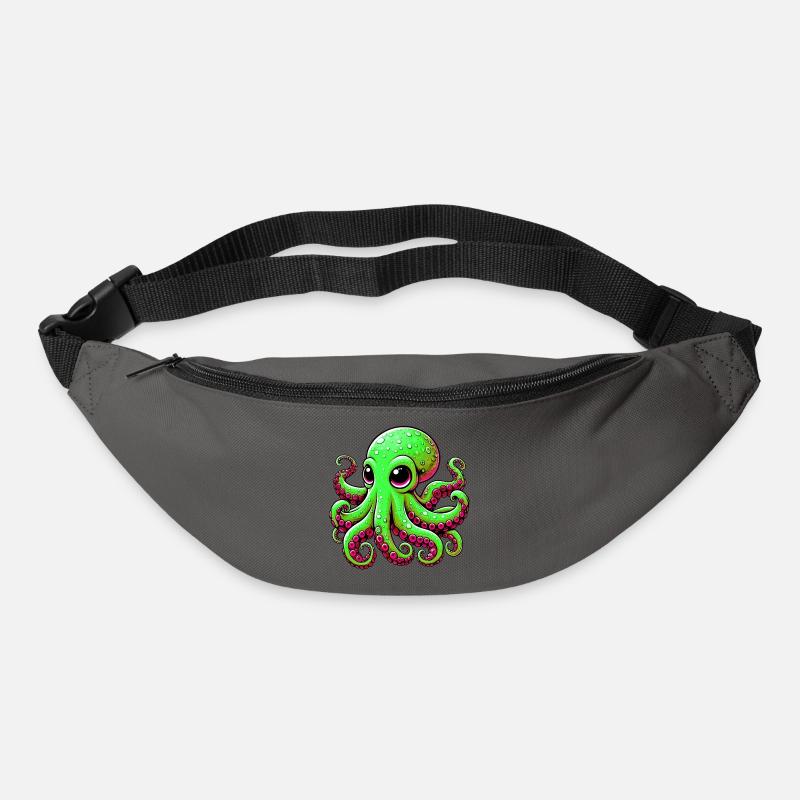 Krake - Gürteltasche - Graphite