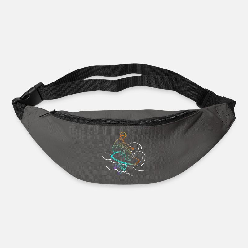 Foil Foiling Wing Sling Surf - Sac banane - gris graphite