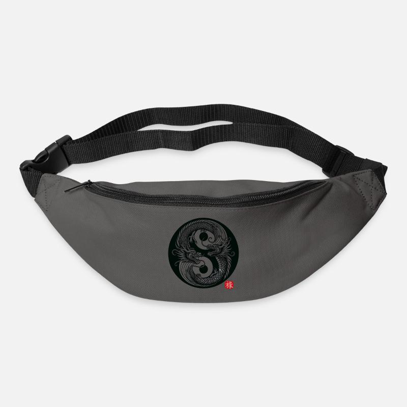 Drachentanz - Gürteltasche - Graphite