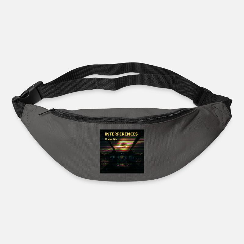 Interferences Cockpit Nebula - Sac banane - gris graphite