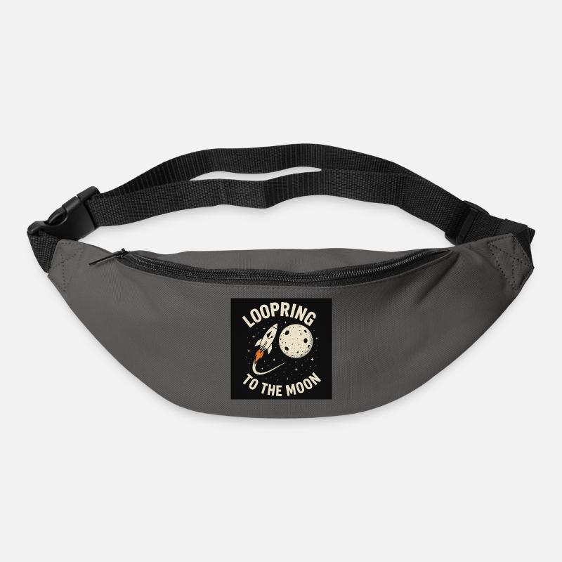 Loopring to the Moon! - Bum bag - graphite grey