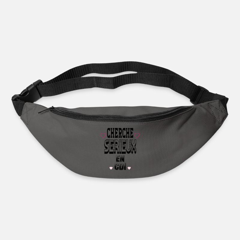 Suche nach einem ernsthaften unbefristeten Vertrag - Gürteltasche - Graphite