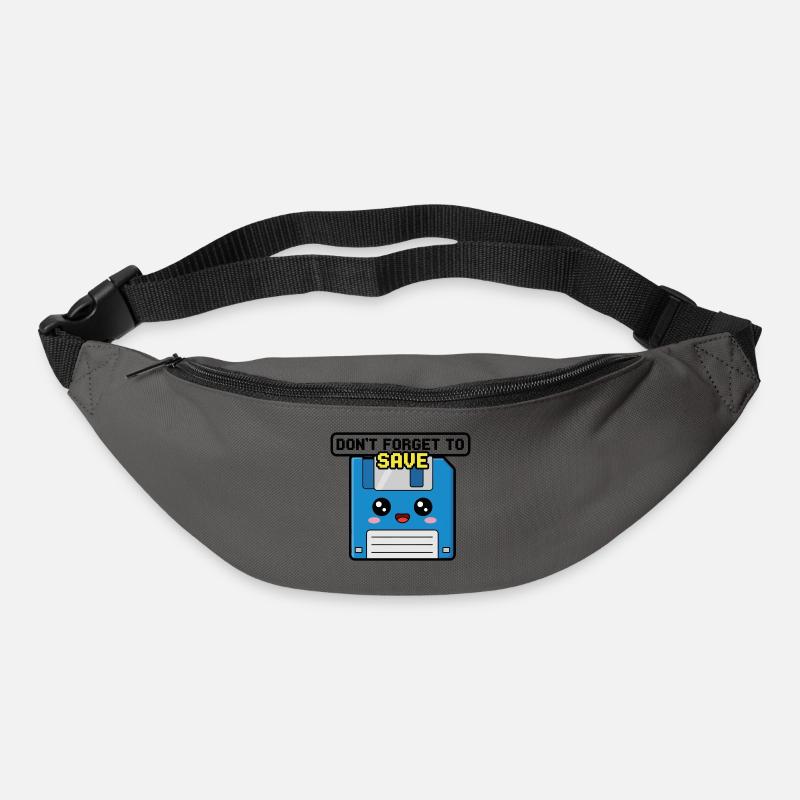 Dont Forget To Save - Bum bag - graphite grey