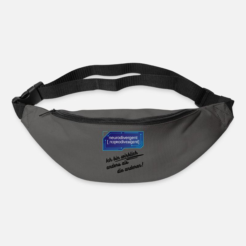 Neurodivergent - Ich bin wirklich anders - Gürteltasche - Graphite