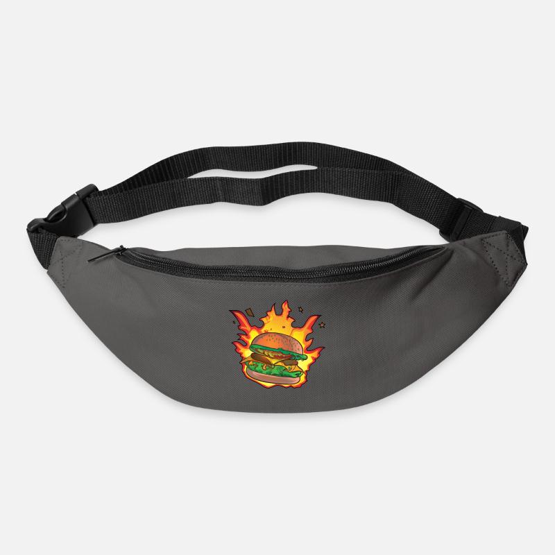 Burning Burger / Cheeseburger - Bum bag - graphite grey