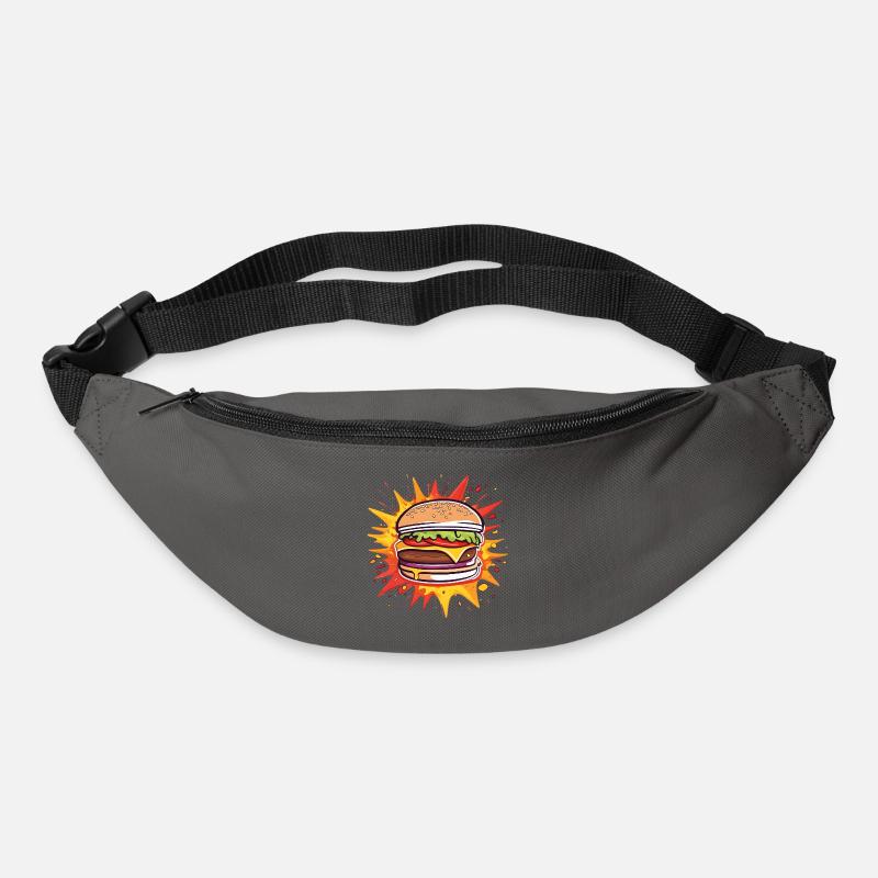 Burger mit vollem Geschmack - Gürteltasche - Graphite