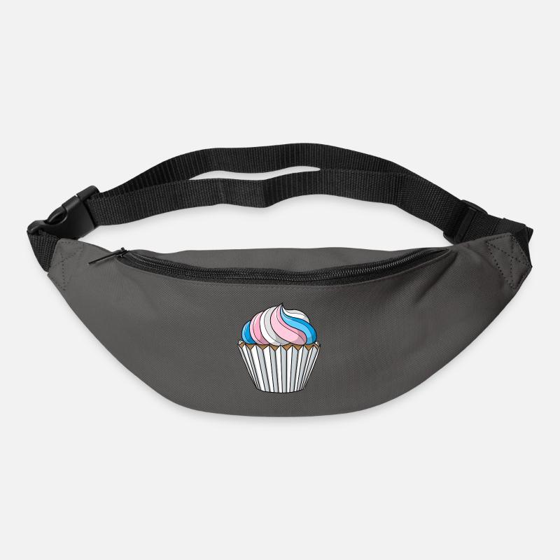 Transgender Pride Cupcake - Gürteltasche - Graphite