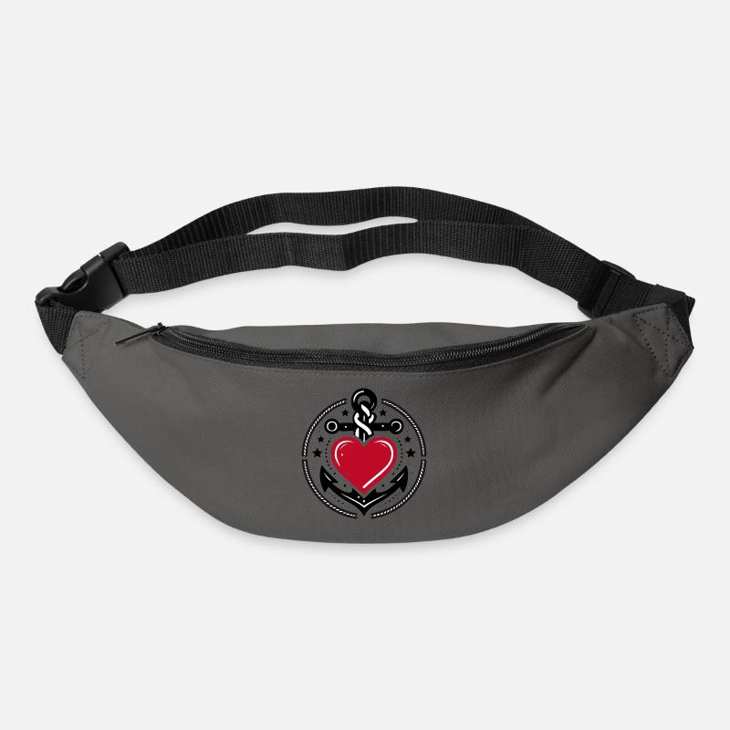 Glaube Liebe Hoffnung - Gürteltasche - Graphite