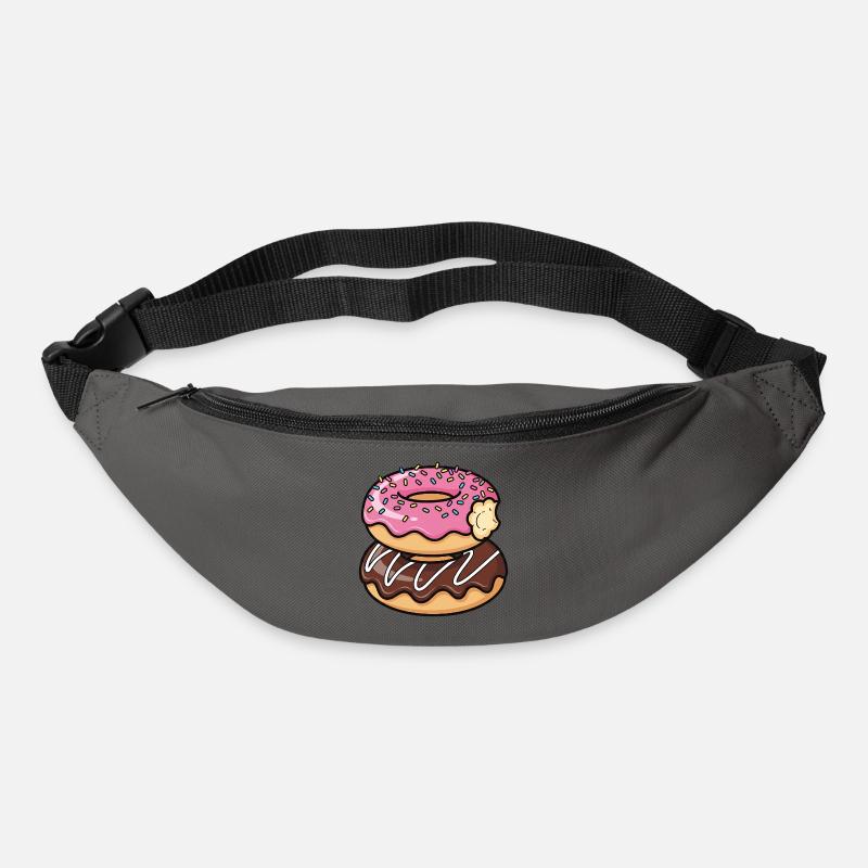 Sweet Stack Donuts Pop Art - Gürteltasche - Graphite