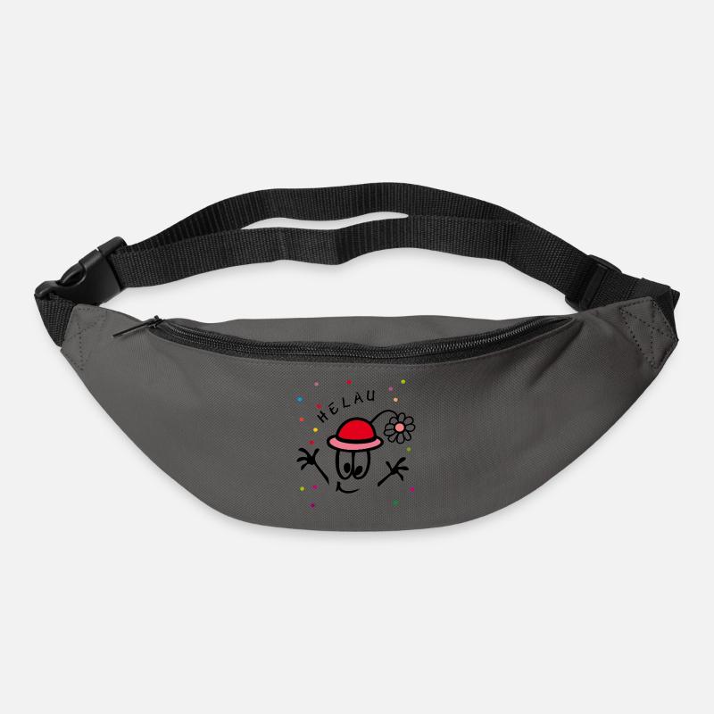 Karneval, Fasching, Comic - Gürteltasche - Graphite