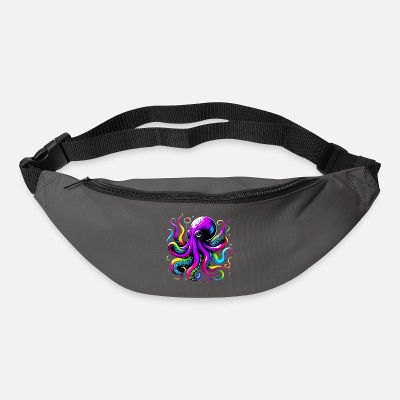 Krake - Gürteltasche - Graphite