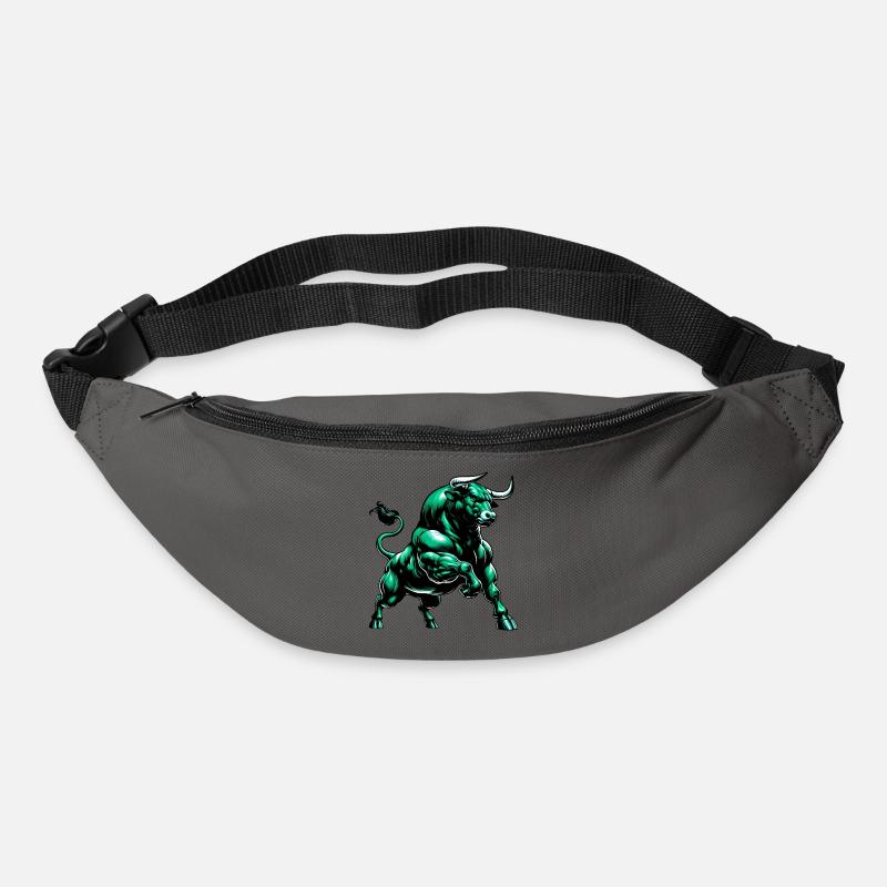 Taureau - Sac banane - gris graphite