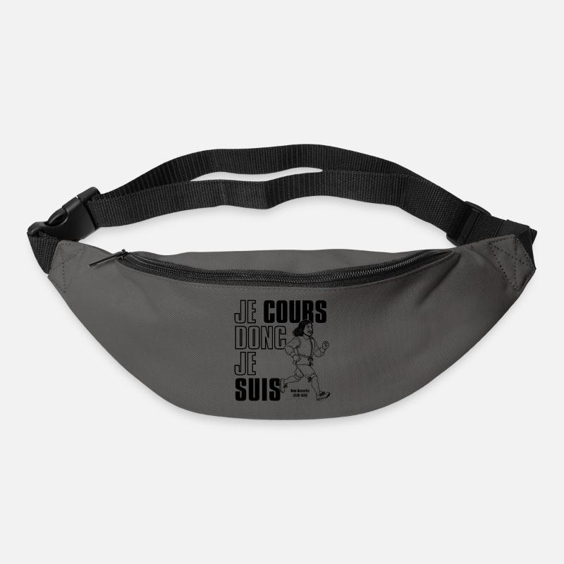 I run therefore I am - Bum bag - graphite grey