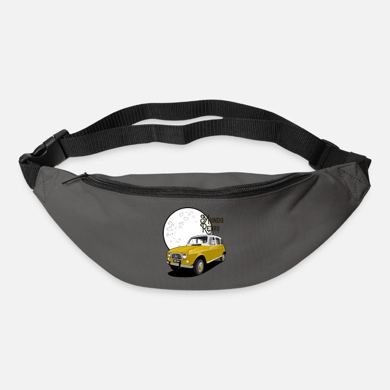 Retro Welt - Gürteltasche - Graphite