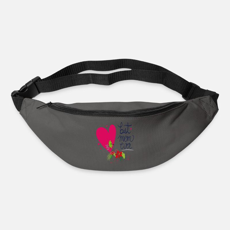 best mom ever - Gürteltasche - Graphite