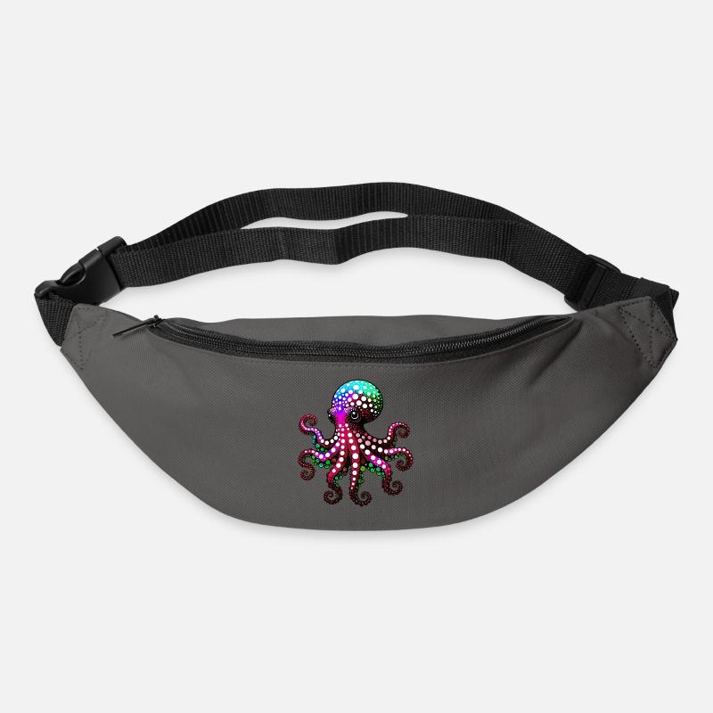 Krake - Gürteltasche - Graphite