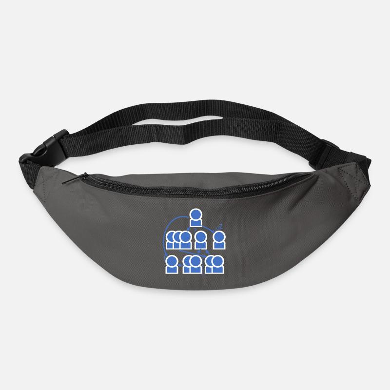 Crazy organization chart - all right? - Bum bag - graphite grey