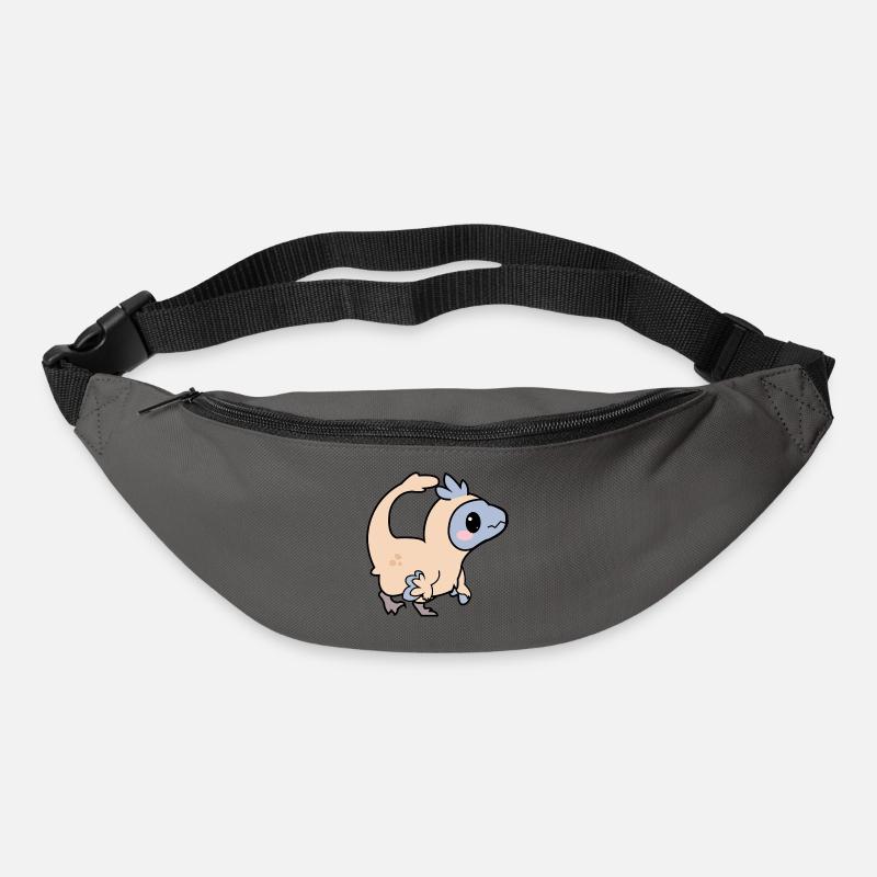 Chompy the velociraptor - Bum bag - graphite grey