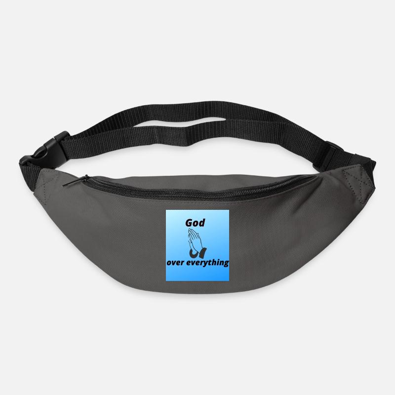 God over everything - Sac banane - gris graphite