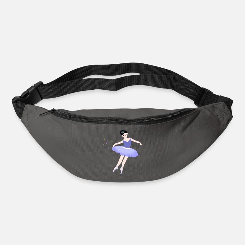 Ballerina Mädchen 4 - Gürteltasche - Graphite