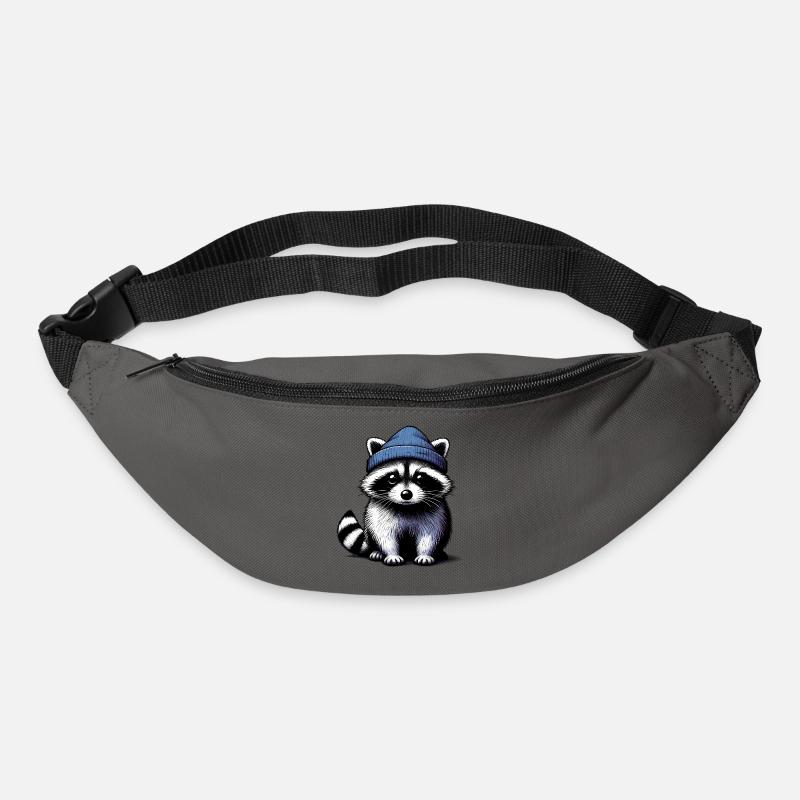 Waschbär - Gürteltasche - Graphite