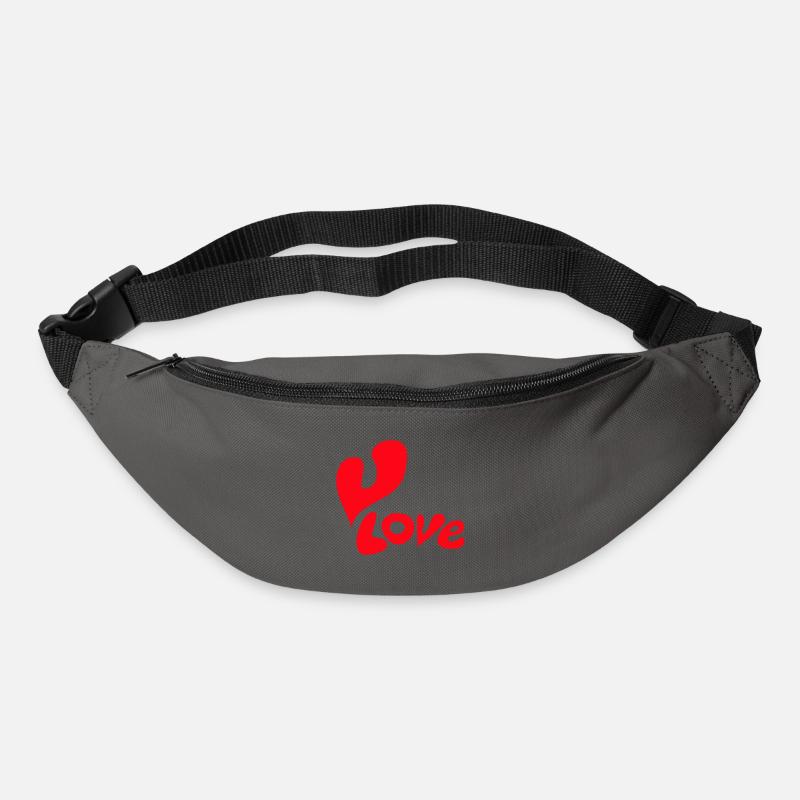 Amour - Sac banane - gris graphite