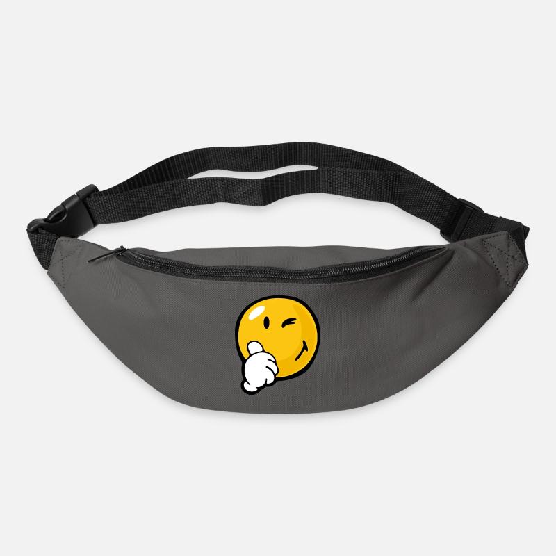 Smiley Certaint - Gürteltasche - Graphite