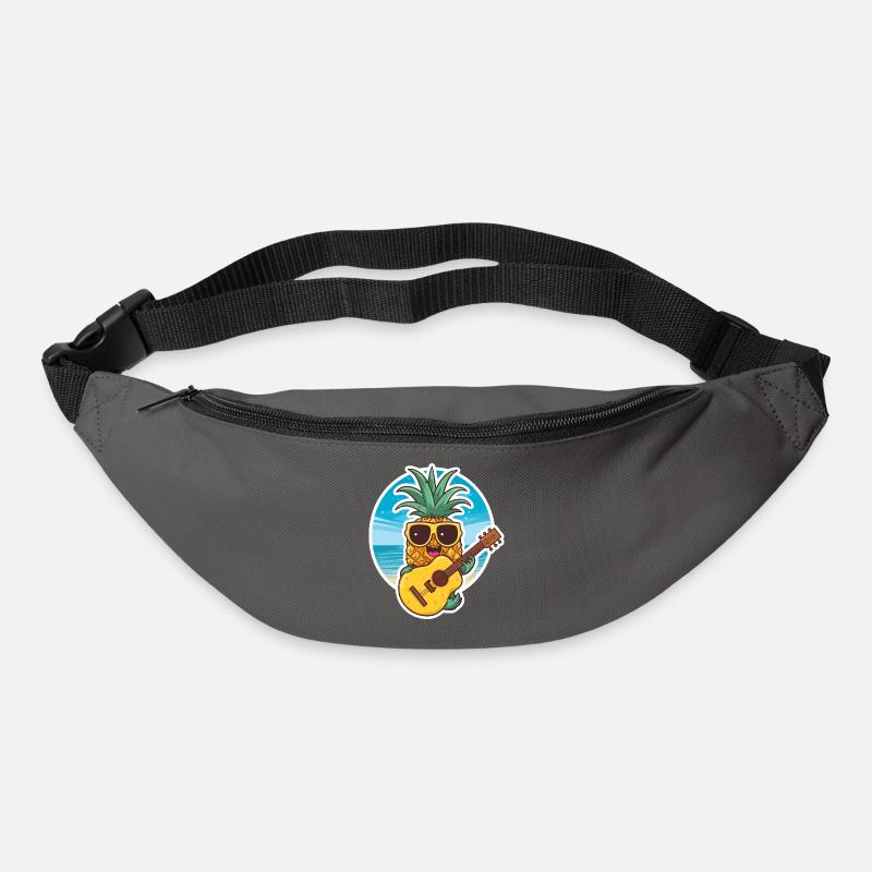 Ukulele Pineapple - Gürteltasche - Graphite