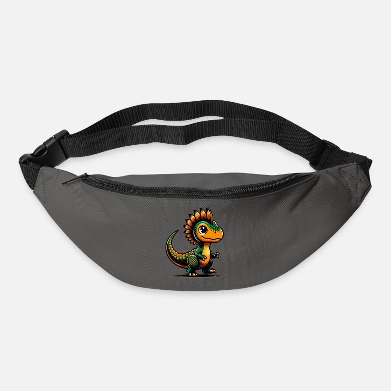 Dinosaurier - Gürteltasche - Graphite
