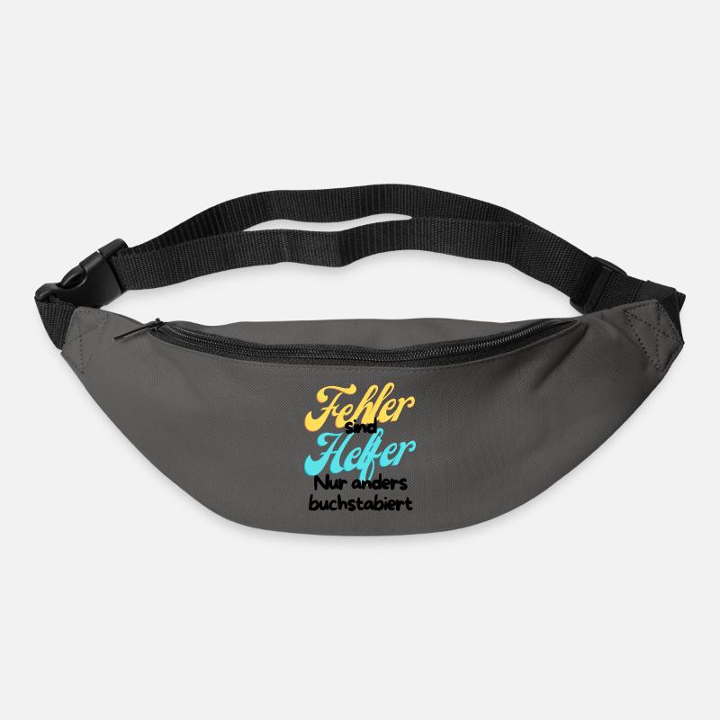 Error Helper Gradient Script - Bum bag - graphite grey