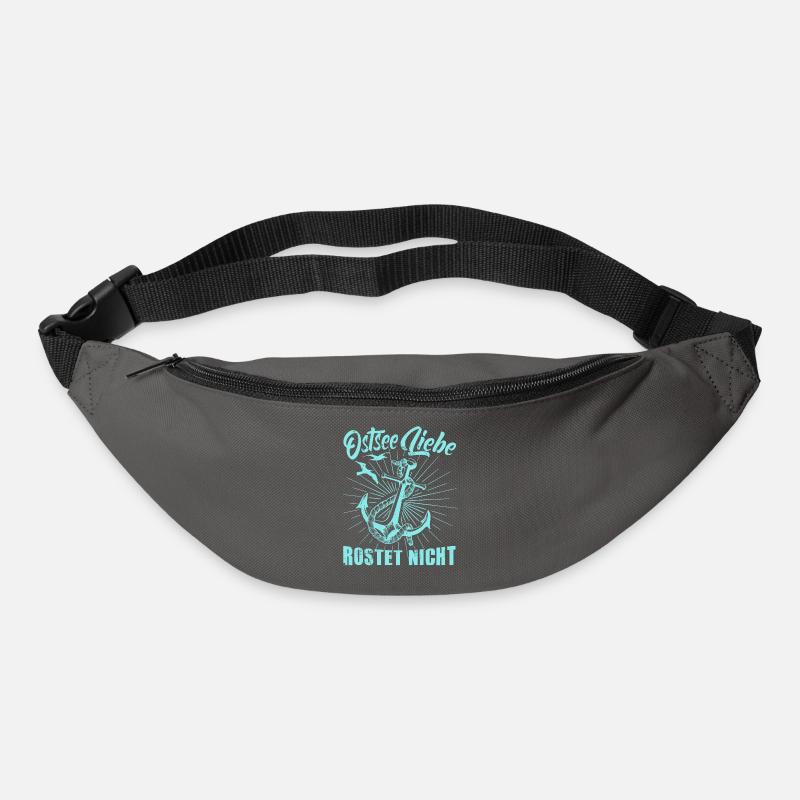 Ostsee Liebe - Gürteltasche - Graphite