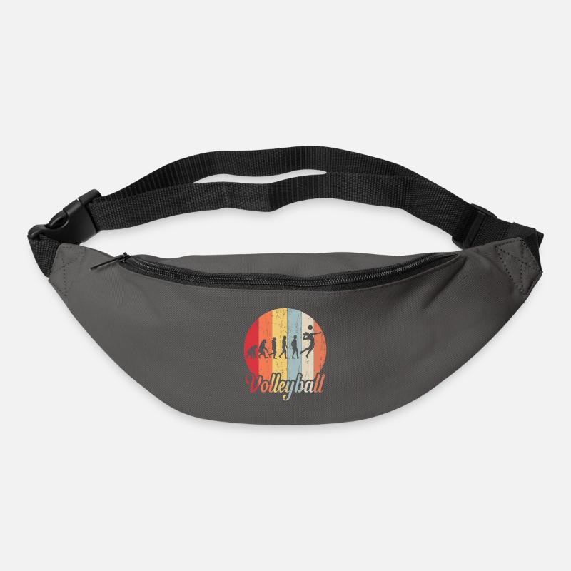 évolution volley-ball - Sac banane - gris graphite