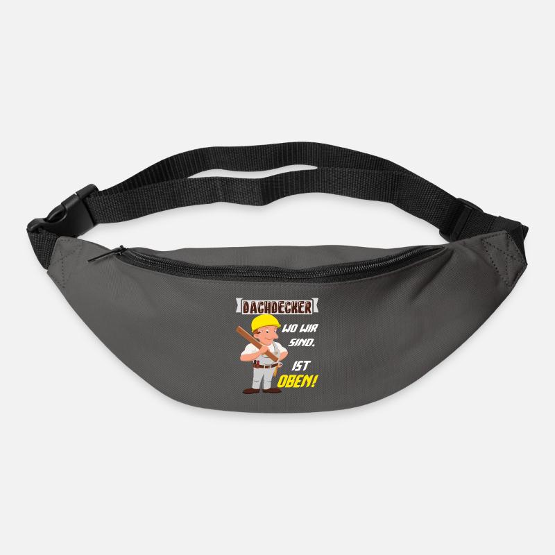 Dachdecker Dachdeckermeister Dachdecken - Gürteltasche - Graphite