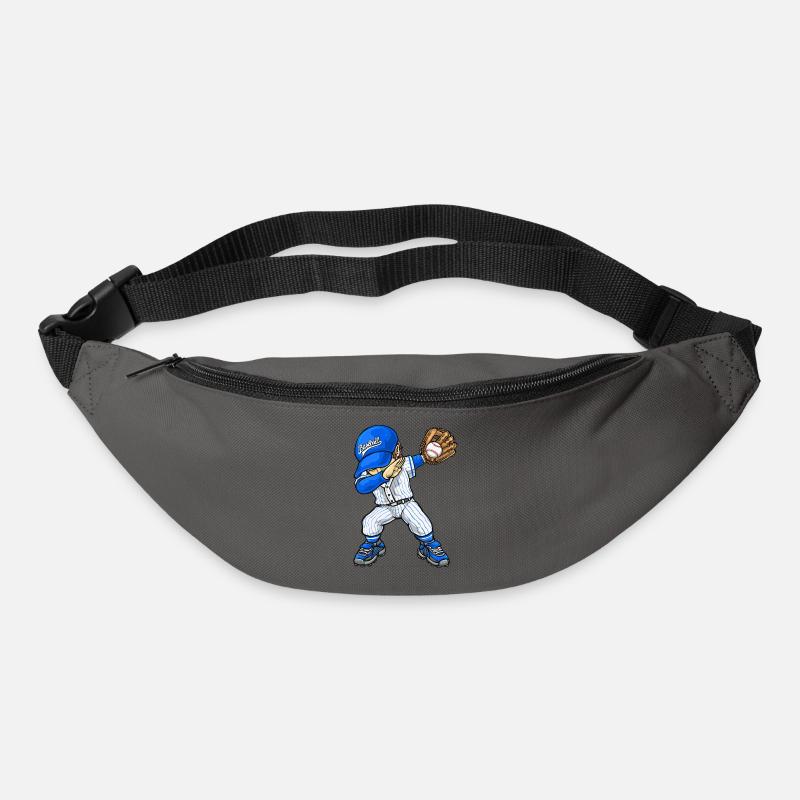 Dabbing Baseball Baseballspieler - Gürteltasche - Graphite